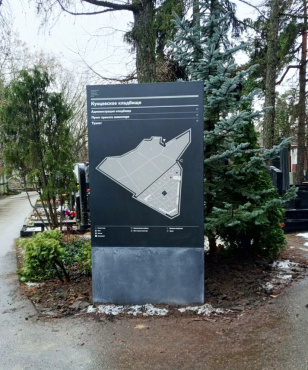 Навигация для кладбищ Николо-архангельское, Головинское, Даниловское, Пятницкое, Рогожское, Ястребковское, Бабушкинское, Кунцевское, Раевское 