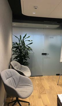 Оформление стеклянных перегородок для заказчика «Агентство стратегических инициатив».