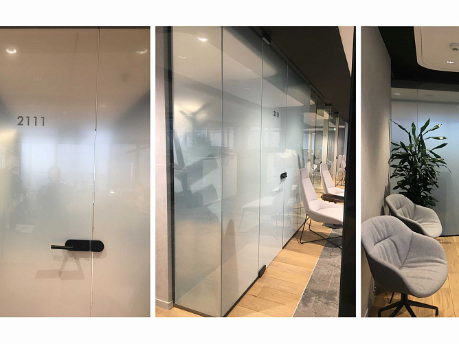 Оформление стеклянных перегородок для заказчика «Агентство стратегических инициатив».