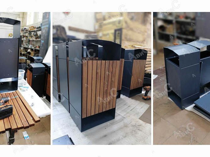 Скамейки и урны Звенигород