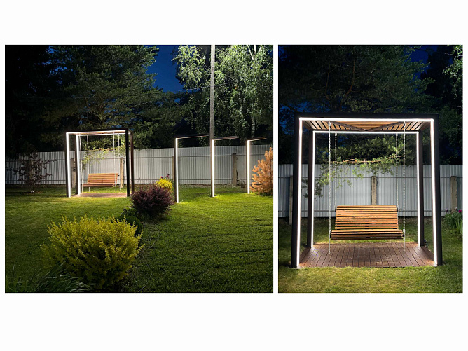 Оформление парковой зоны