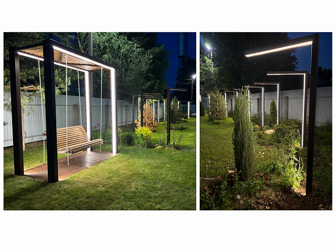 Оформление парковой зоны