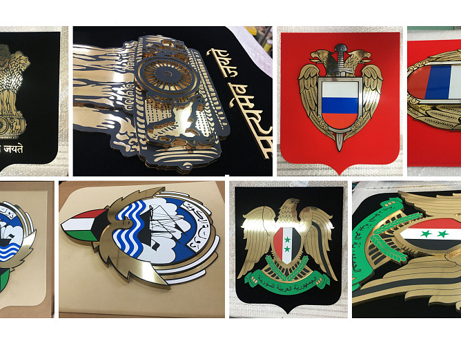 Изготовление объемных гербов 