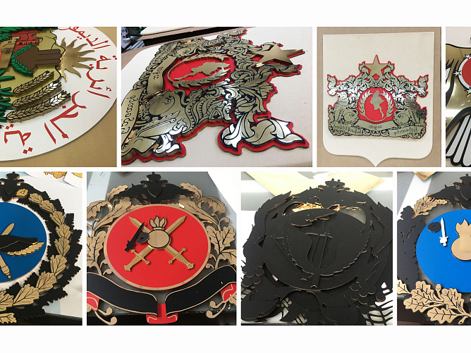 Изготовление объемных гербов 